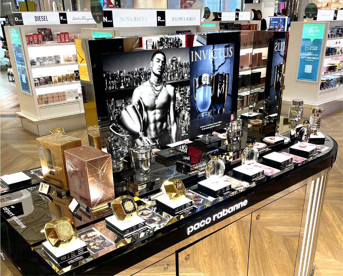 Paco Rabanne In Store Display Paco Rabanne - PIX'EL